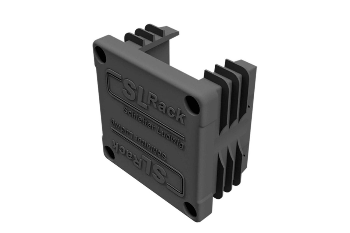 SL Rack Kunststoff-Endkappe schwarz (94640-05)